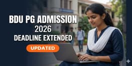 BDU PG Admission 2026 Deadline Extended